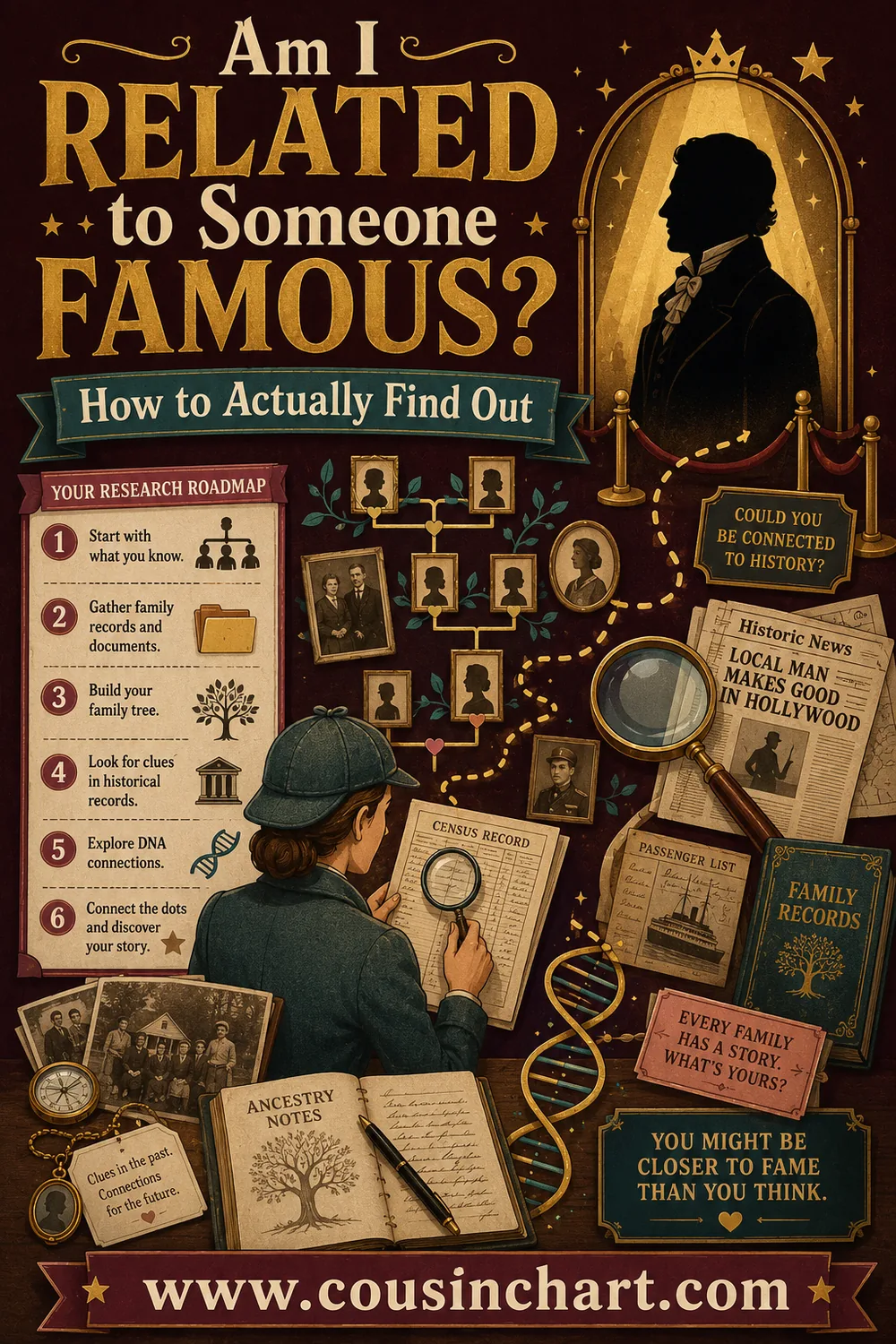Am I Related to Someone Famous? How to Actually Find Out