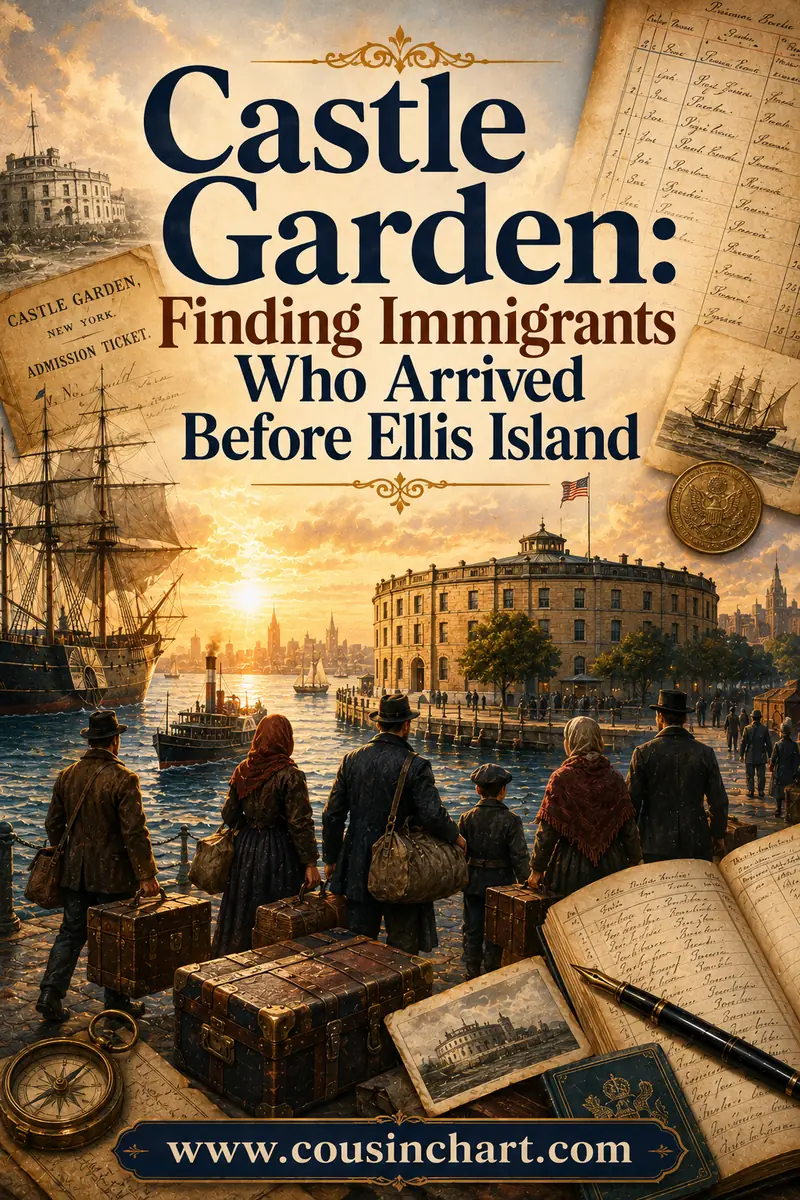 Castle Garden: Finding Immigrants Who Arrived Before Ellis Island