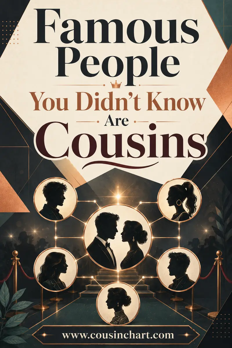 Famous People You Didn't Know Are Cousins