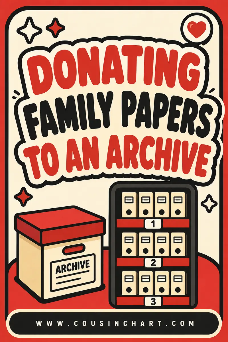 Donating Family Papers to an Archive or Historical Society