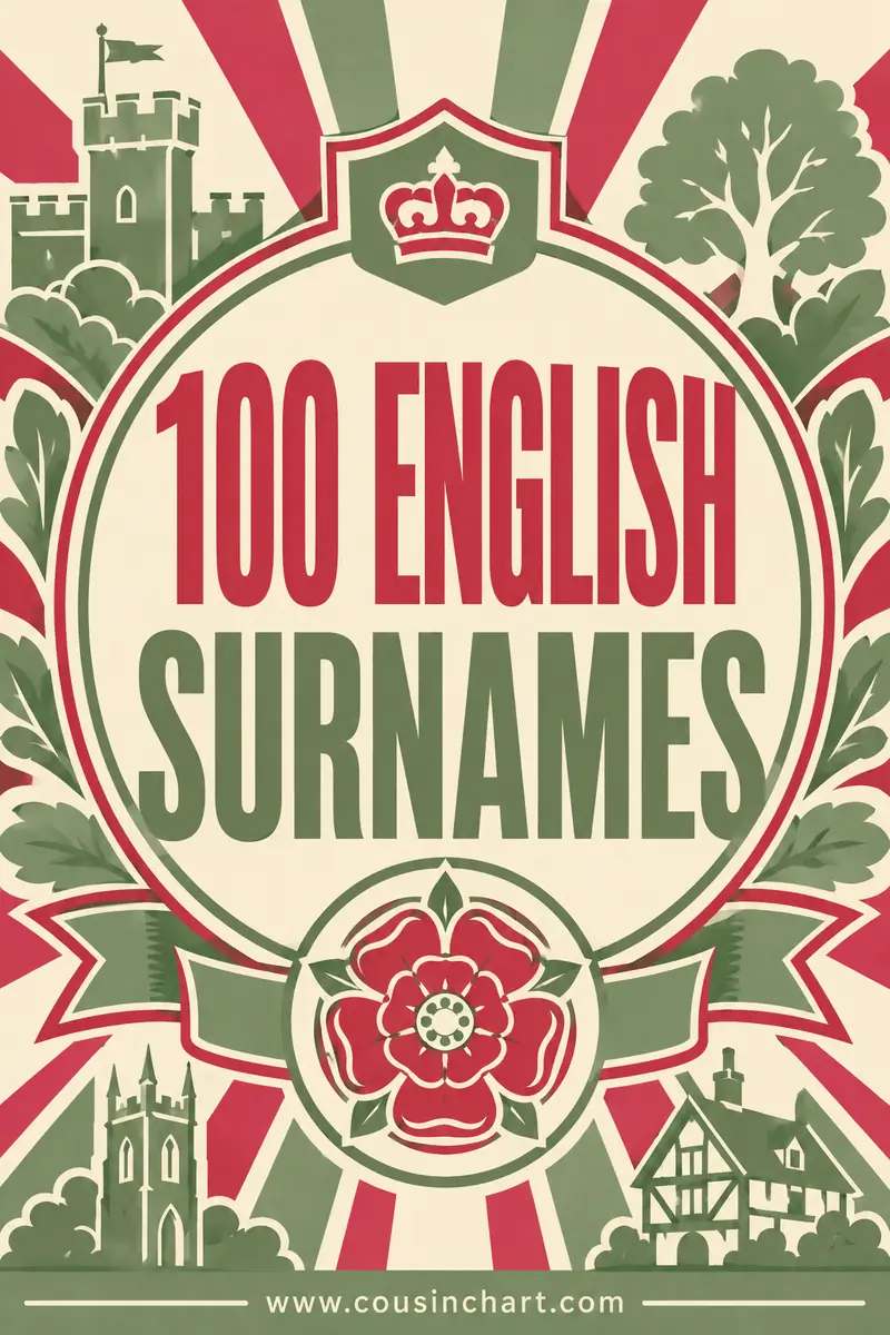 100 English Surnames and Their Meanings