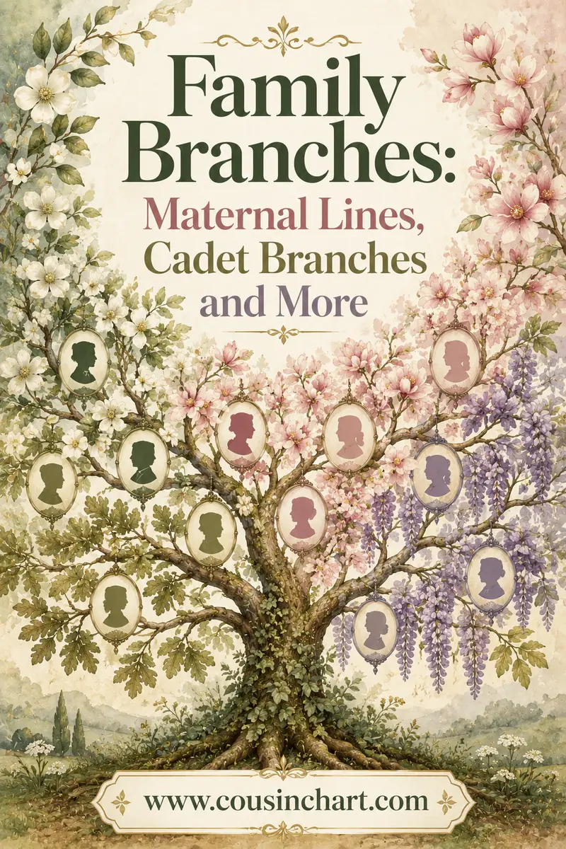 Family Branches: Maternal Lines, Cadet Branches and More
