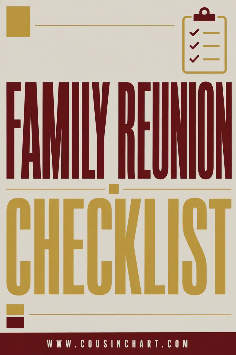 Family Reunion Checklist (Free Printable)