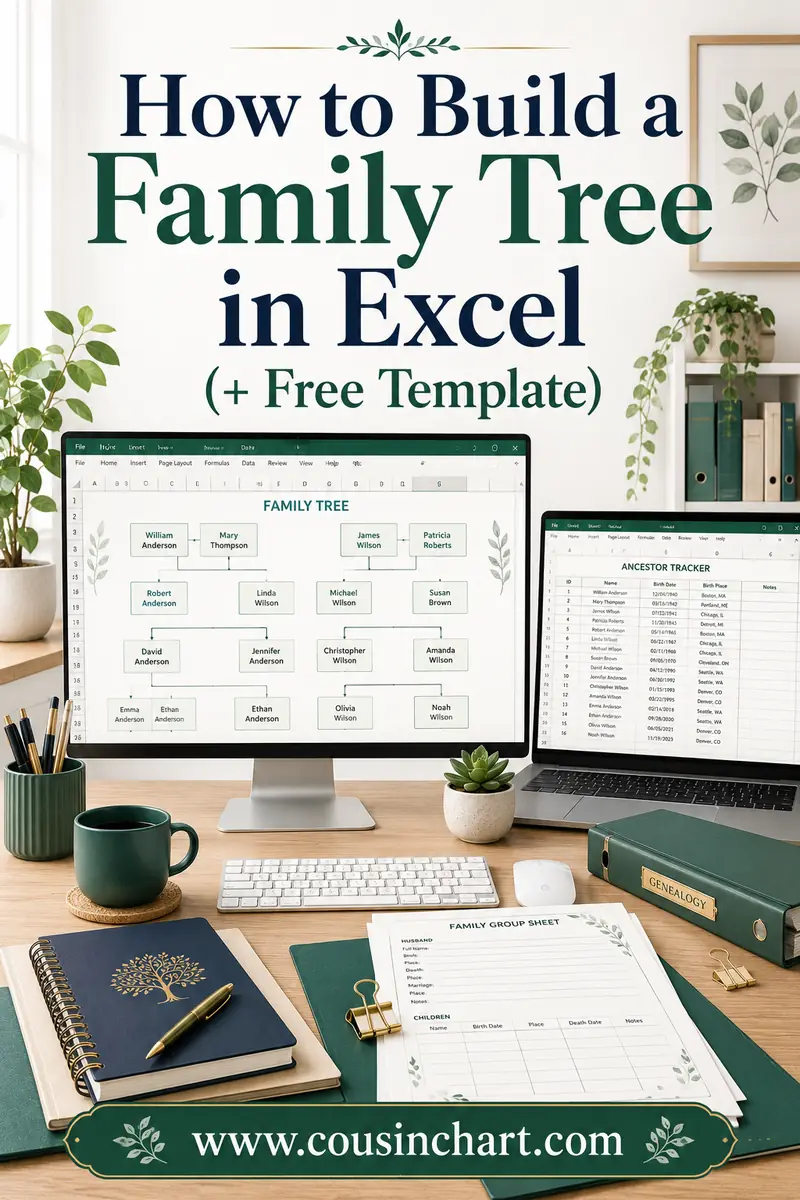 How to Build a Family Tree in Excel (+ Free Template)
