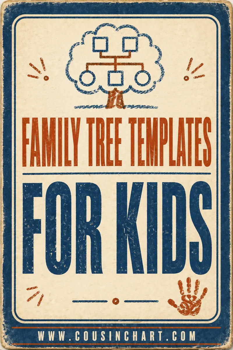 Family Tree Templates for Kids and Preschoolers (Printable)