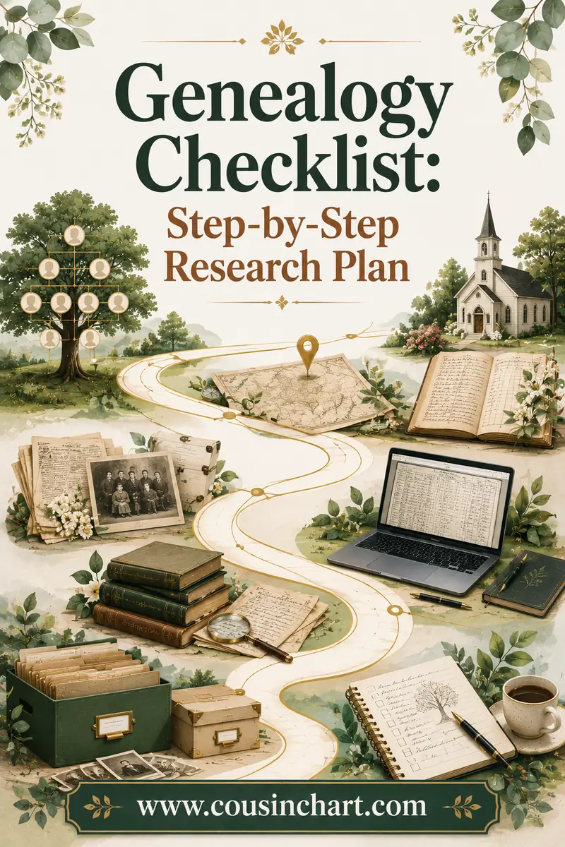 The Genealogy Research Checklist: A Plan That Actually Finds Answers