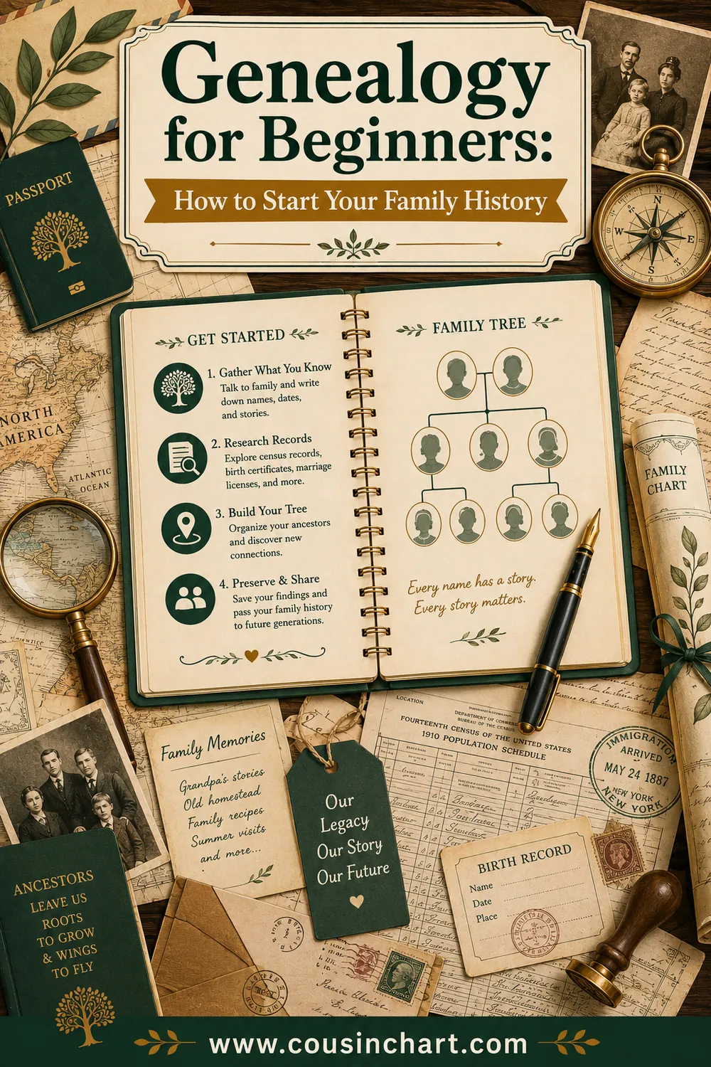 Genealogy for Beginners: How to Start Your Family History