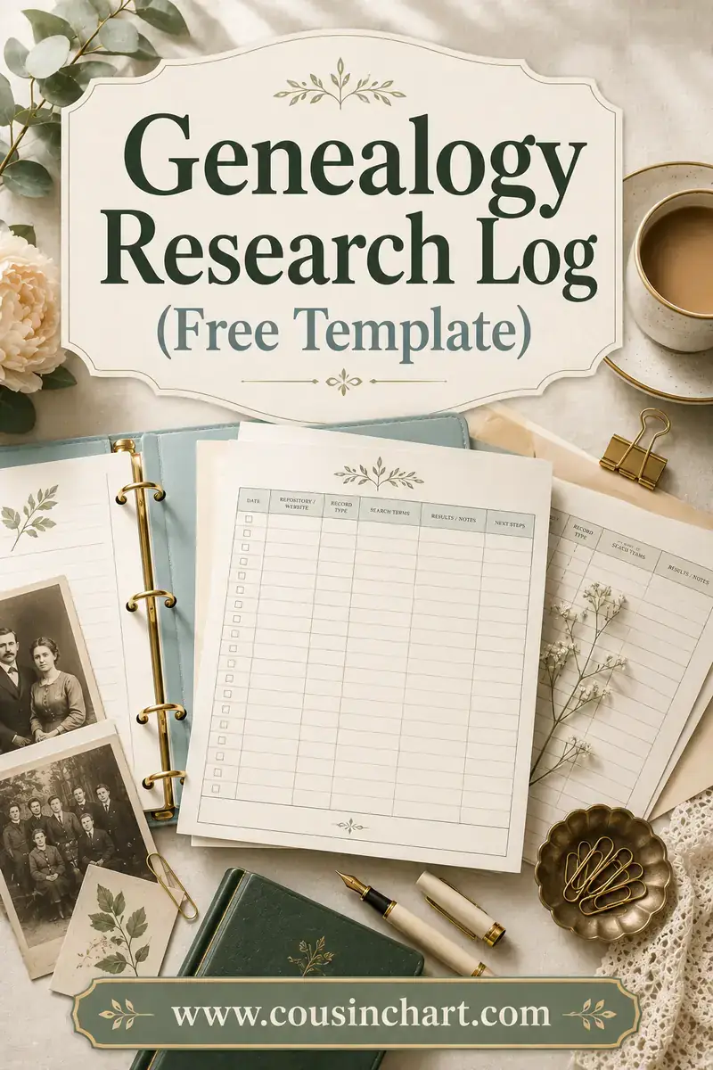 Genealogy Research Log: What to Track and Why It Saves You Years