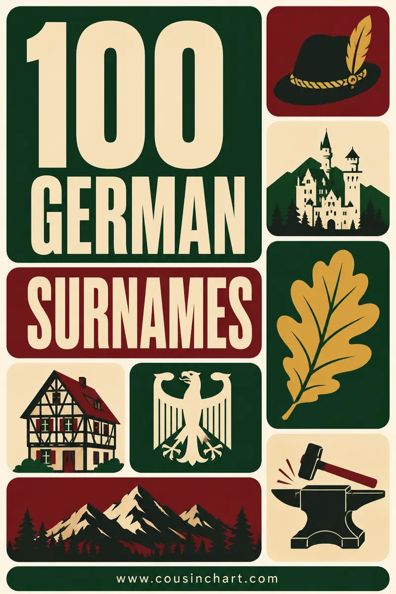 100 German Surnames and Their Meanings
