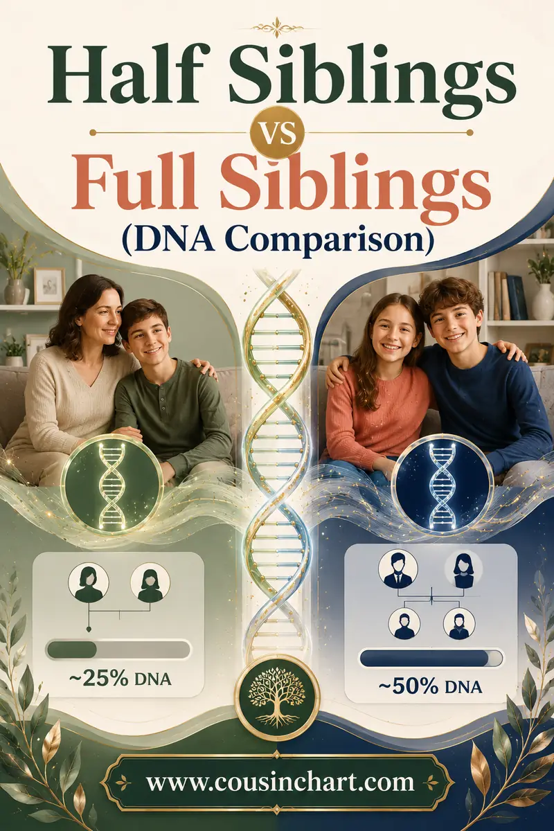Half-Siblings vs Full Siblings: What Your DNA Actually Shows