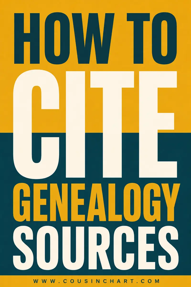 How to Cite Genealogy Sources