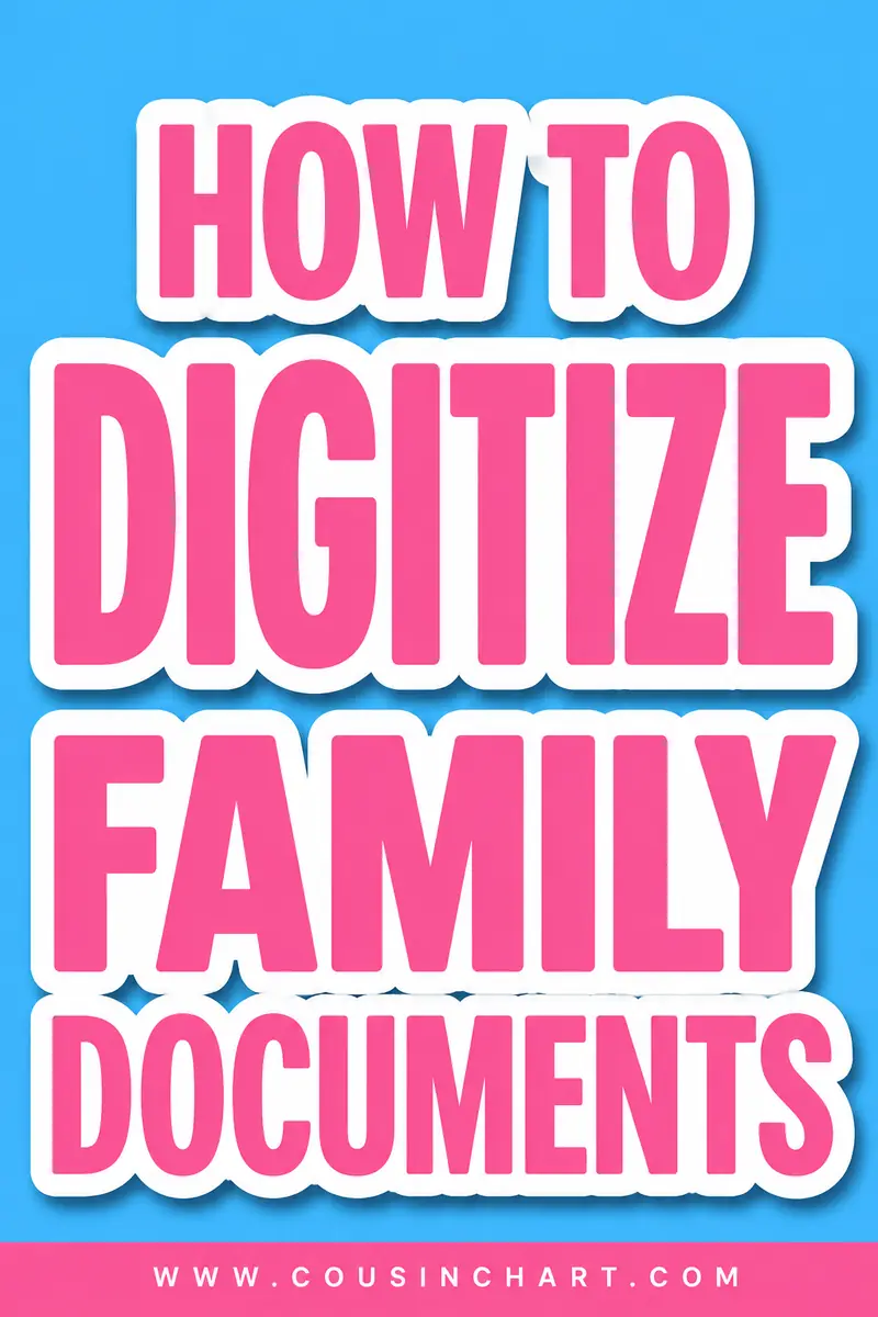 How to Digitize Family Documents