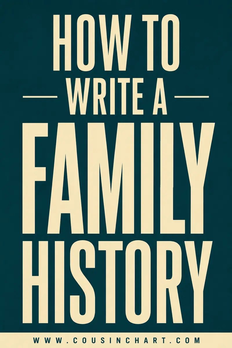 How to Write a Family History