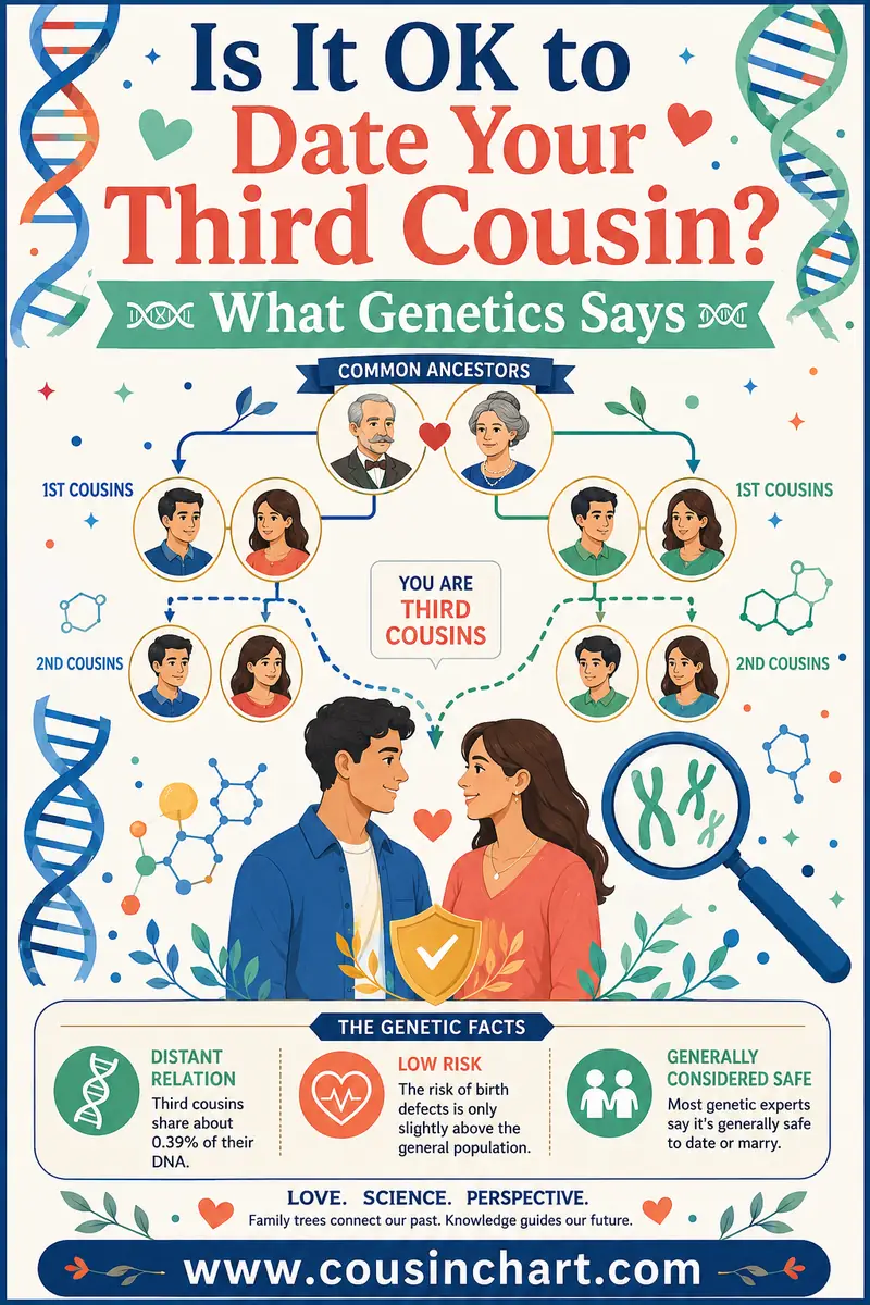 Is It OK to Date Your Third Cousin? What Genetics Says