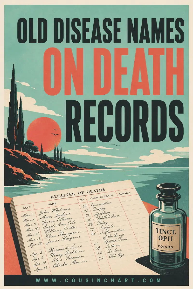 Old Disease Names on Death Records, Decoded