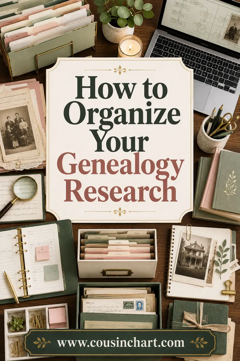 How to Organize Genealogy Research (Systems That Actually Hold Up)