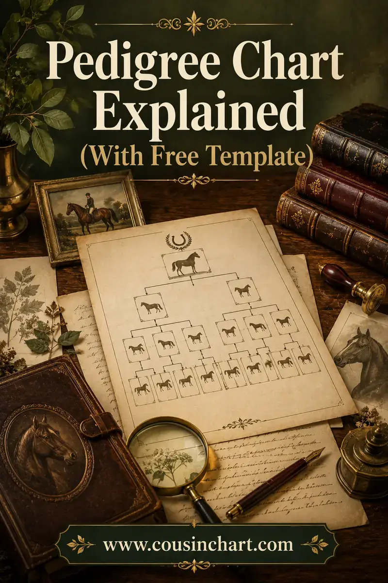 Pedigree Chart Templates: Blank, Printable, Up to 15 Generations