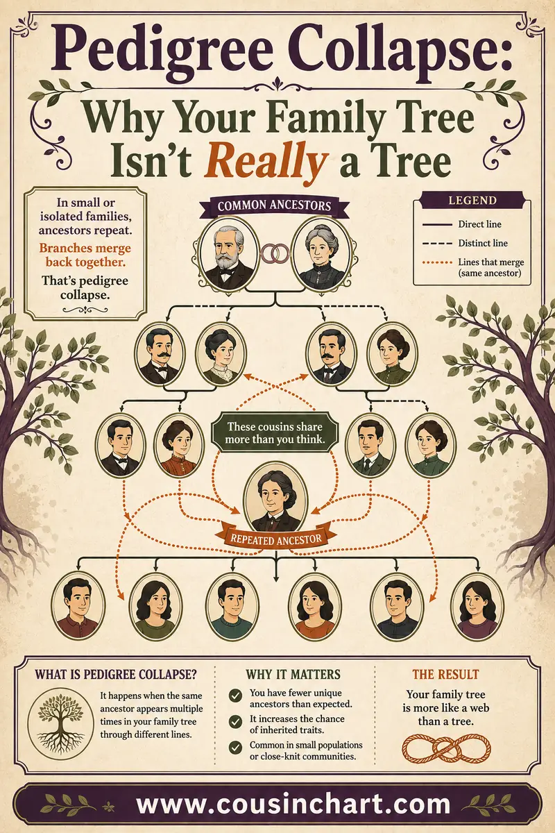 Pedigree Collapse: Why Your Family Tree Isn't Really a Tree