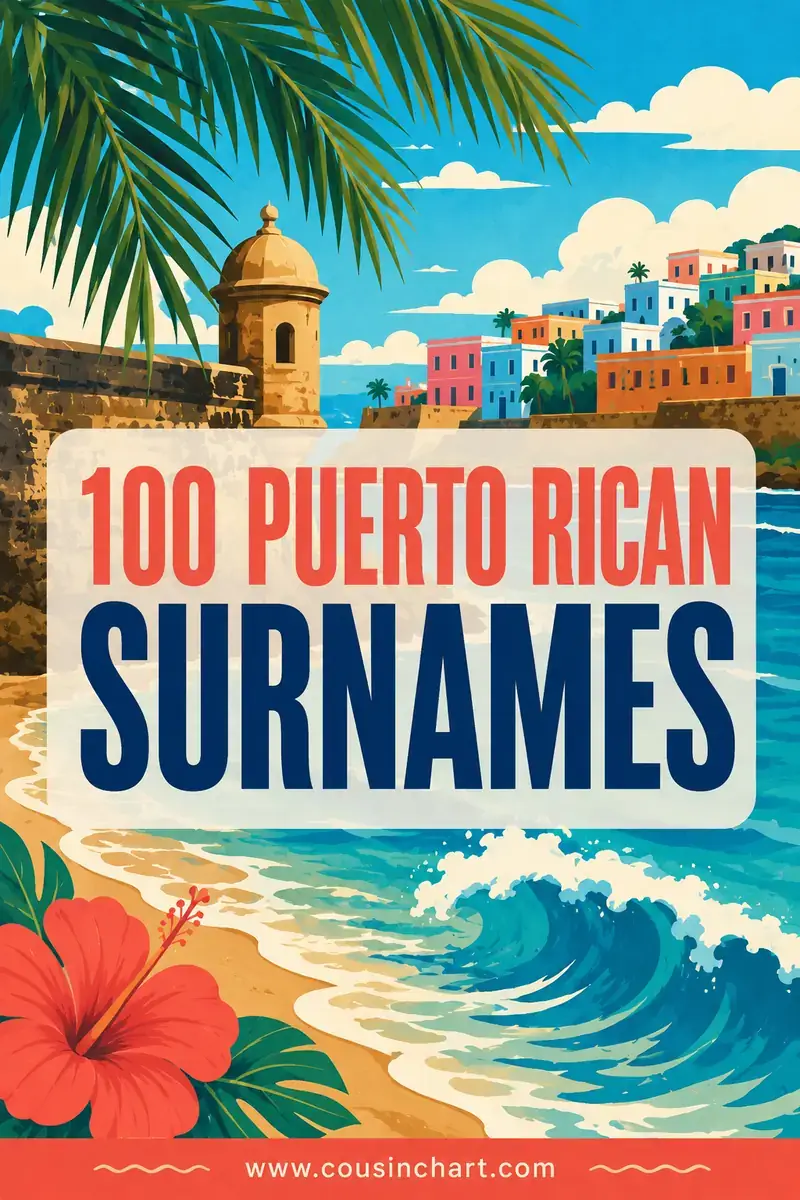 100 Puerto Rican Surnames and Their Meanings
