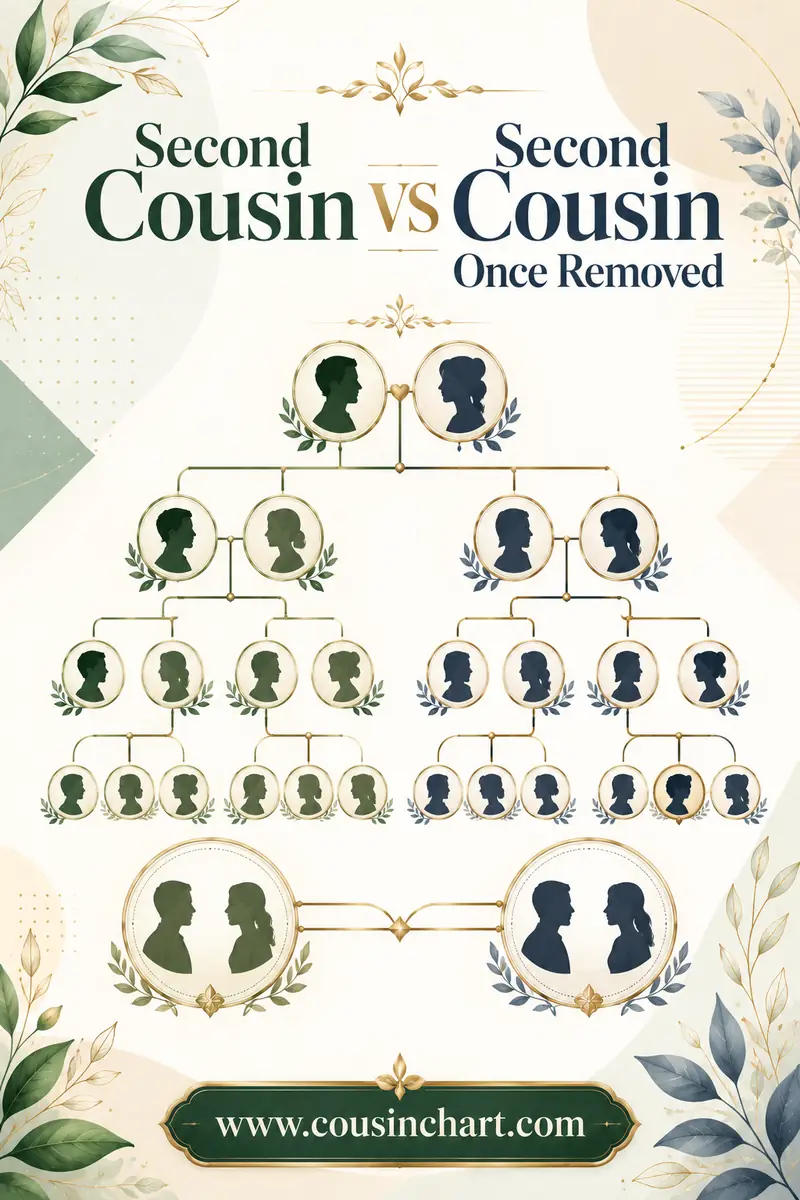 Second Cousin vs Second Cousin Once Removed