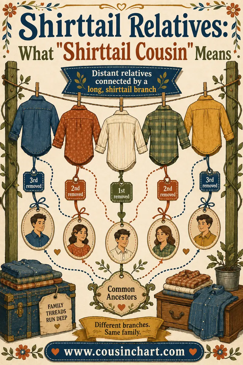Shirttail Relatives: What \"Shirttail Cousin\" Means