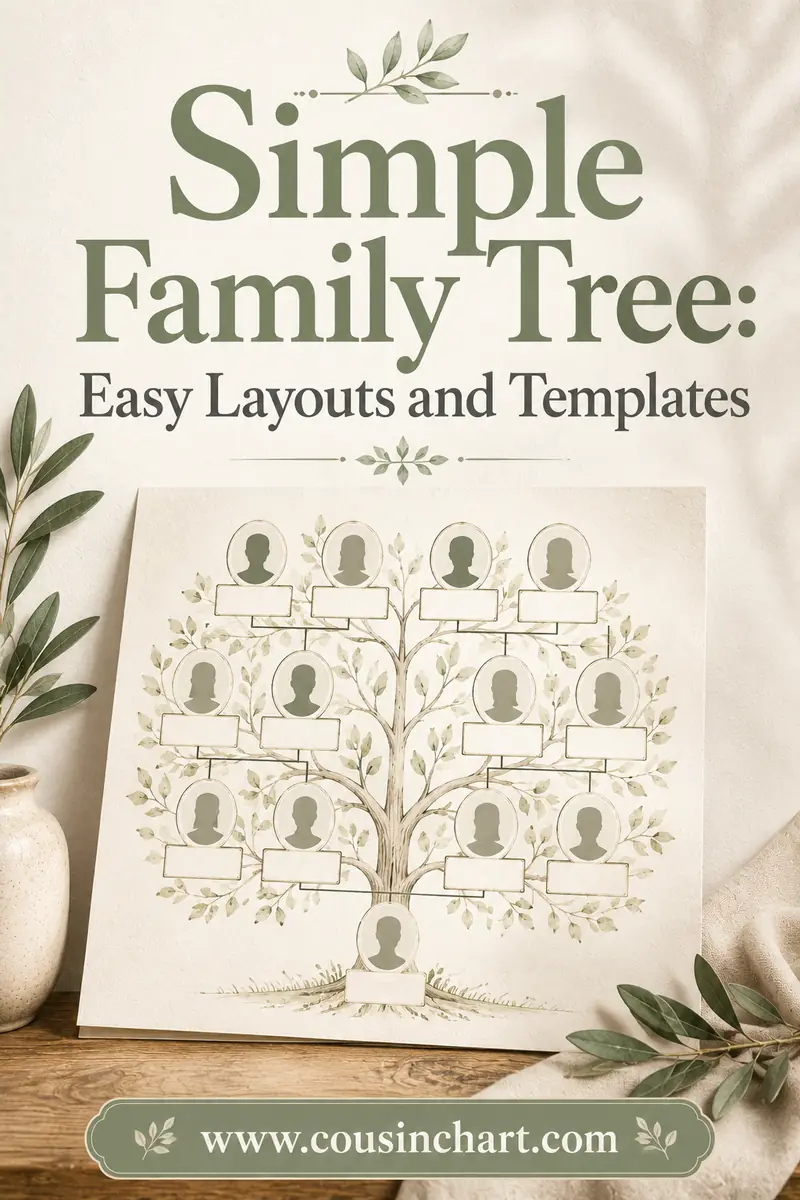 Simple Family Tree: Easy Layouts and Templates
