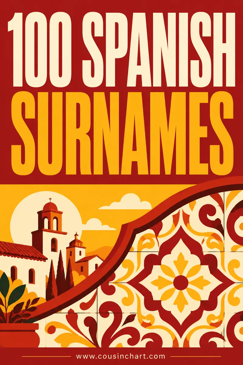 100 Spanish Surnames and Their Meanings