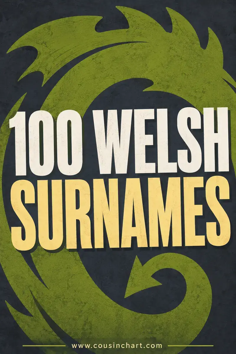 100 Welsh Surnames and Their Meanings