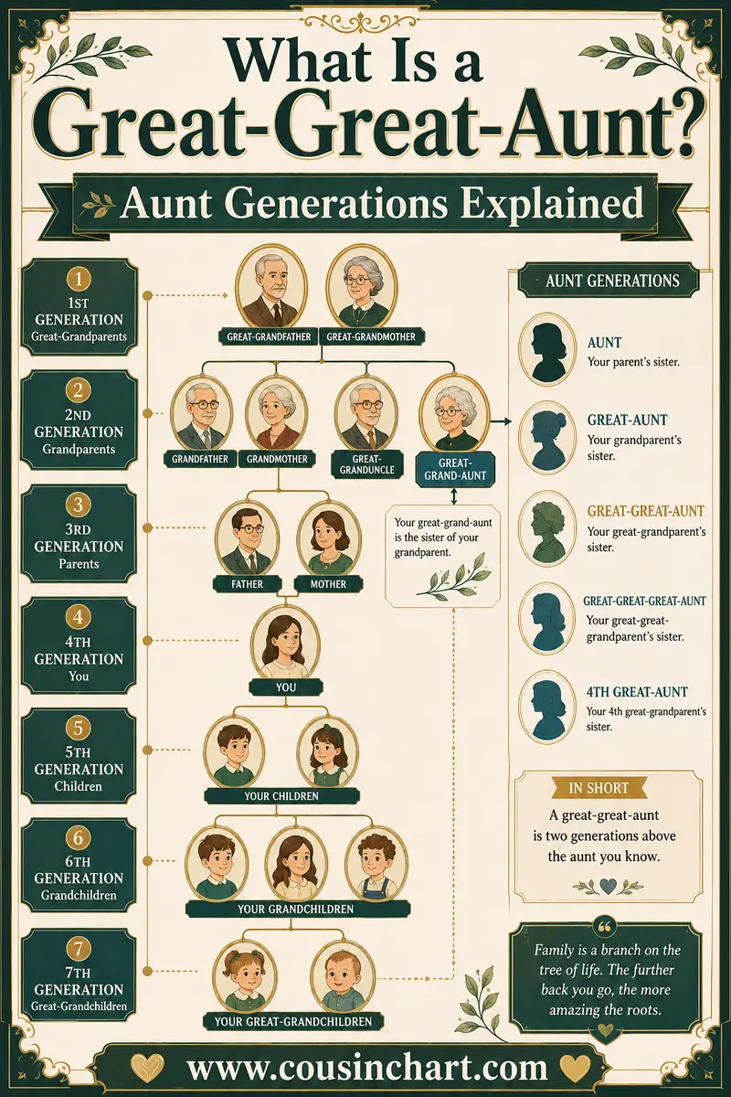 What Is a Great-Great-Aunt? Aunt Generations Explained
