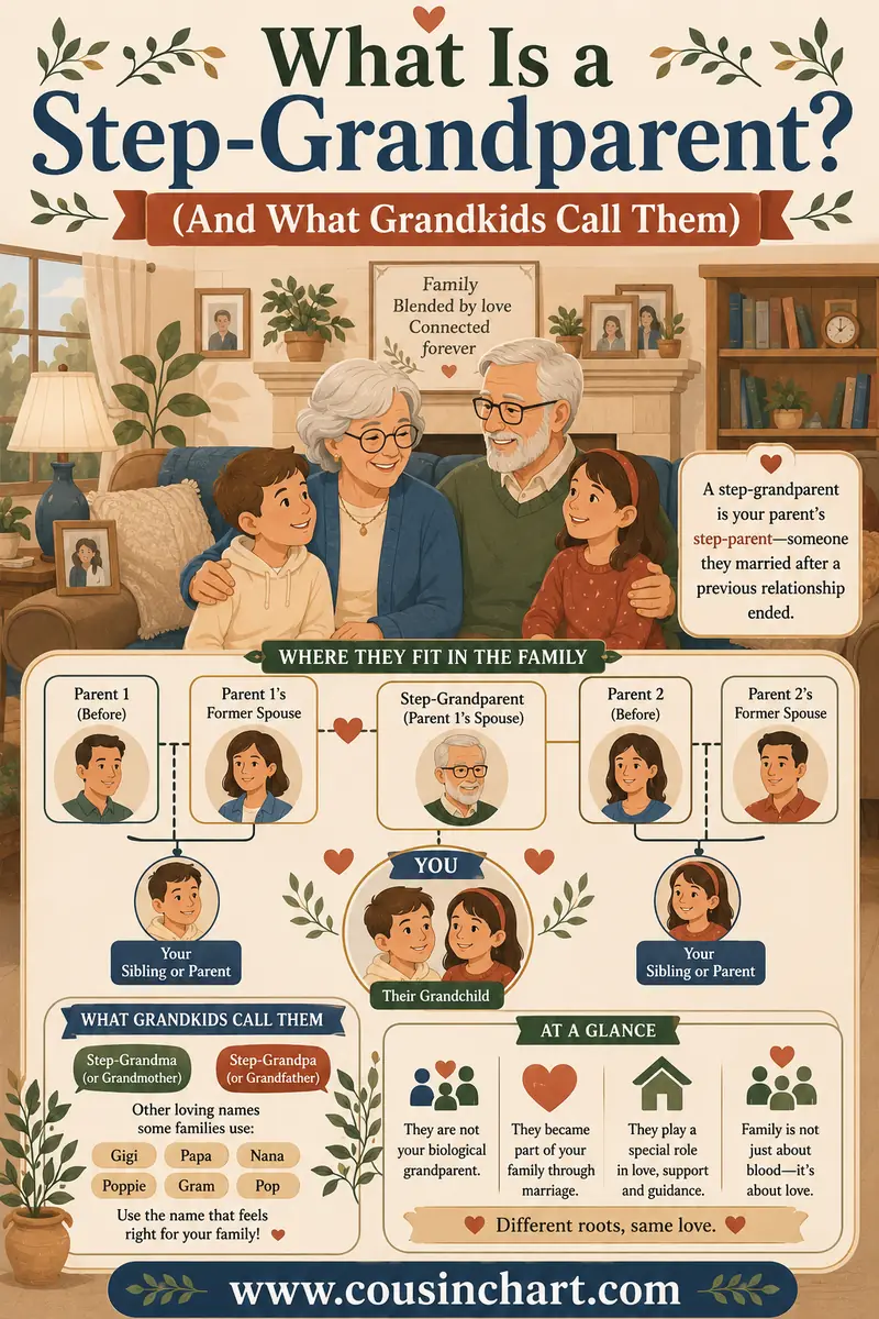 What Is a Step-Grandparent? (And What Grandkids Call Them)