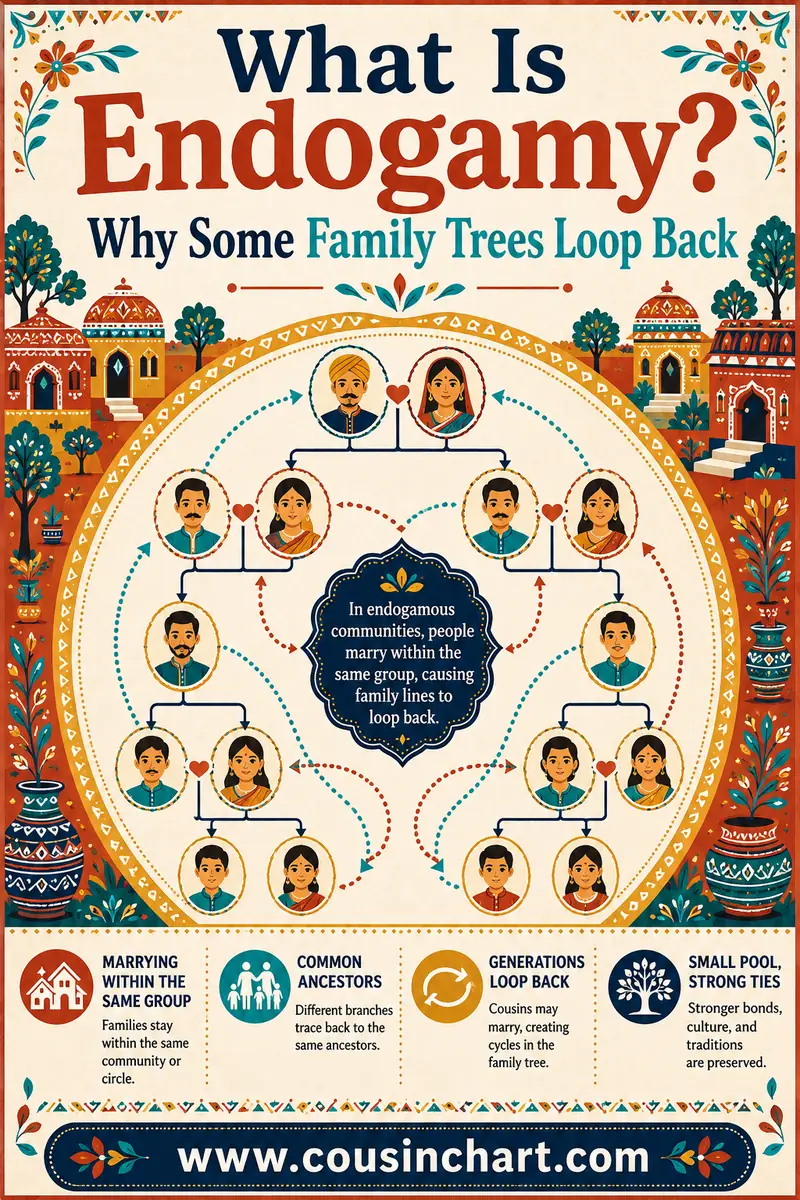 What Is Endogamy? Why Some Family Trees Loop Back