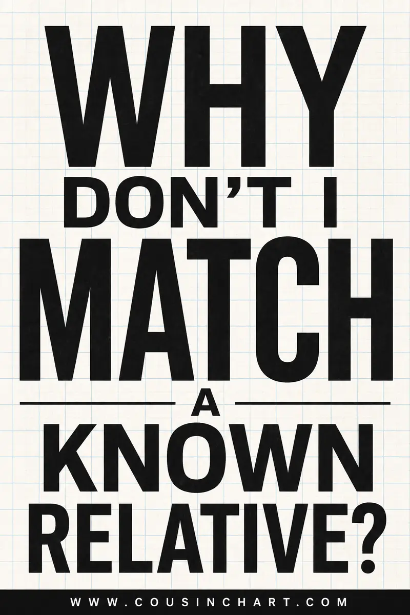 Why Don't I Match a Known Relative?